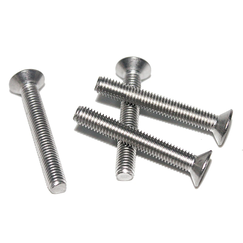 Fullerkreg M5x80mm 304 нержавеющая сталь с плоской головкой шестигранные винты крепеж DIN7991 10 шт