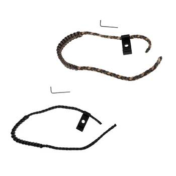 

Adjustable Archery Compound Bow Braided Wrist Rope Strap Cord Target Hunting Shooting