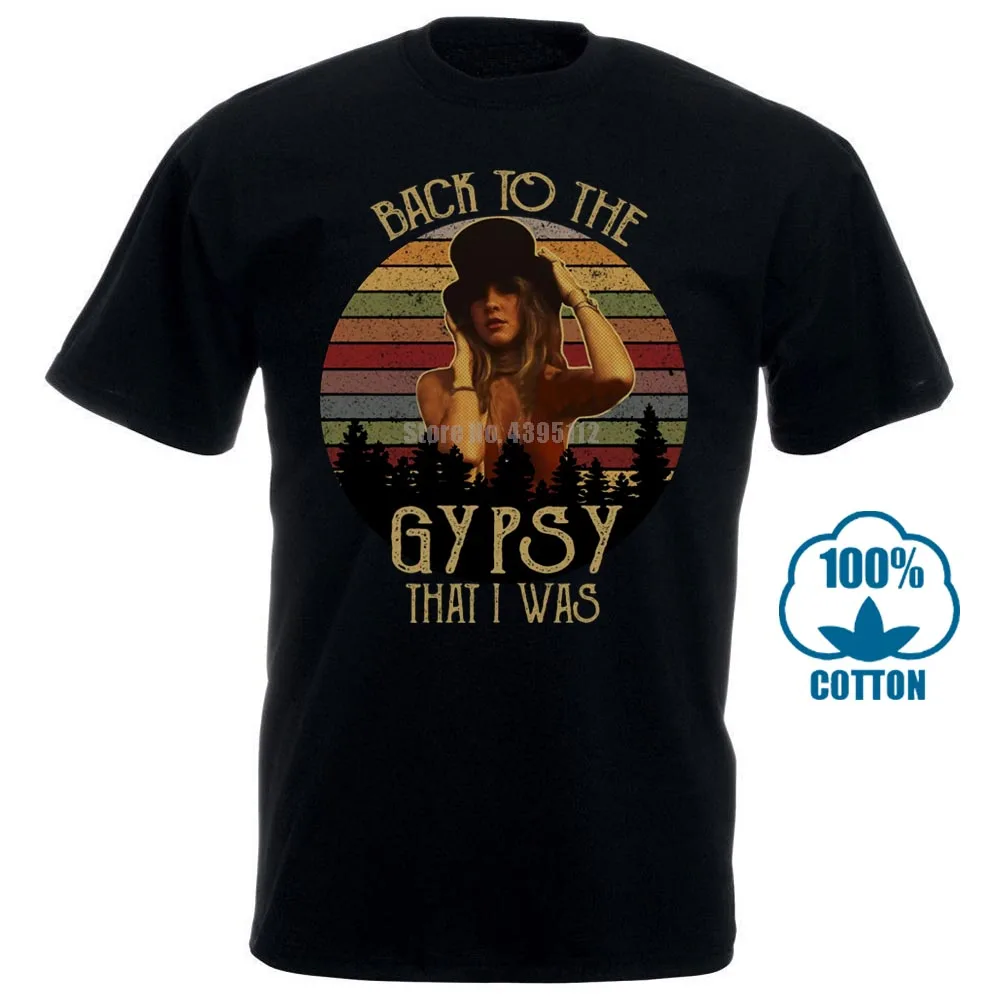 Стиви Никс снова в цыгане, что я был Футболка женская черная S 3Xl