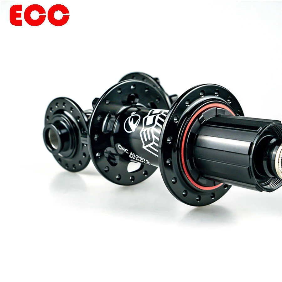 ECC E618 BOOST передняя, Задняя Ступица велосипеда передняя 110x15 задняя 148x12 герметичный Подшипник Втулки MTB 32 отверстия дисковый тормоз через ось ступица Novatec