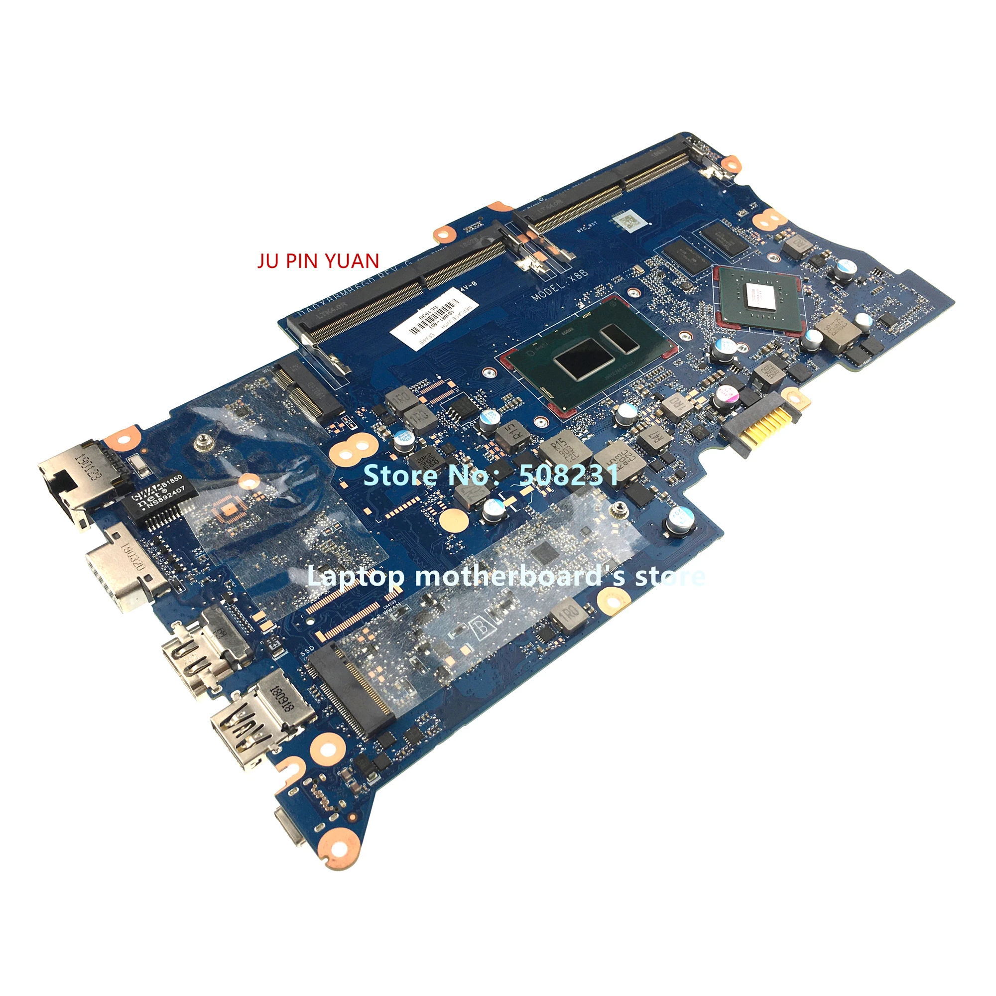 

For HP ProBook 430/440 G5 Laptop Motherboard L01081-601 DA0X8BMB6G0 L01081-001 With SR3LC I7-8550U N16S-GMR-S-A2 2GB DDR4