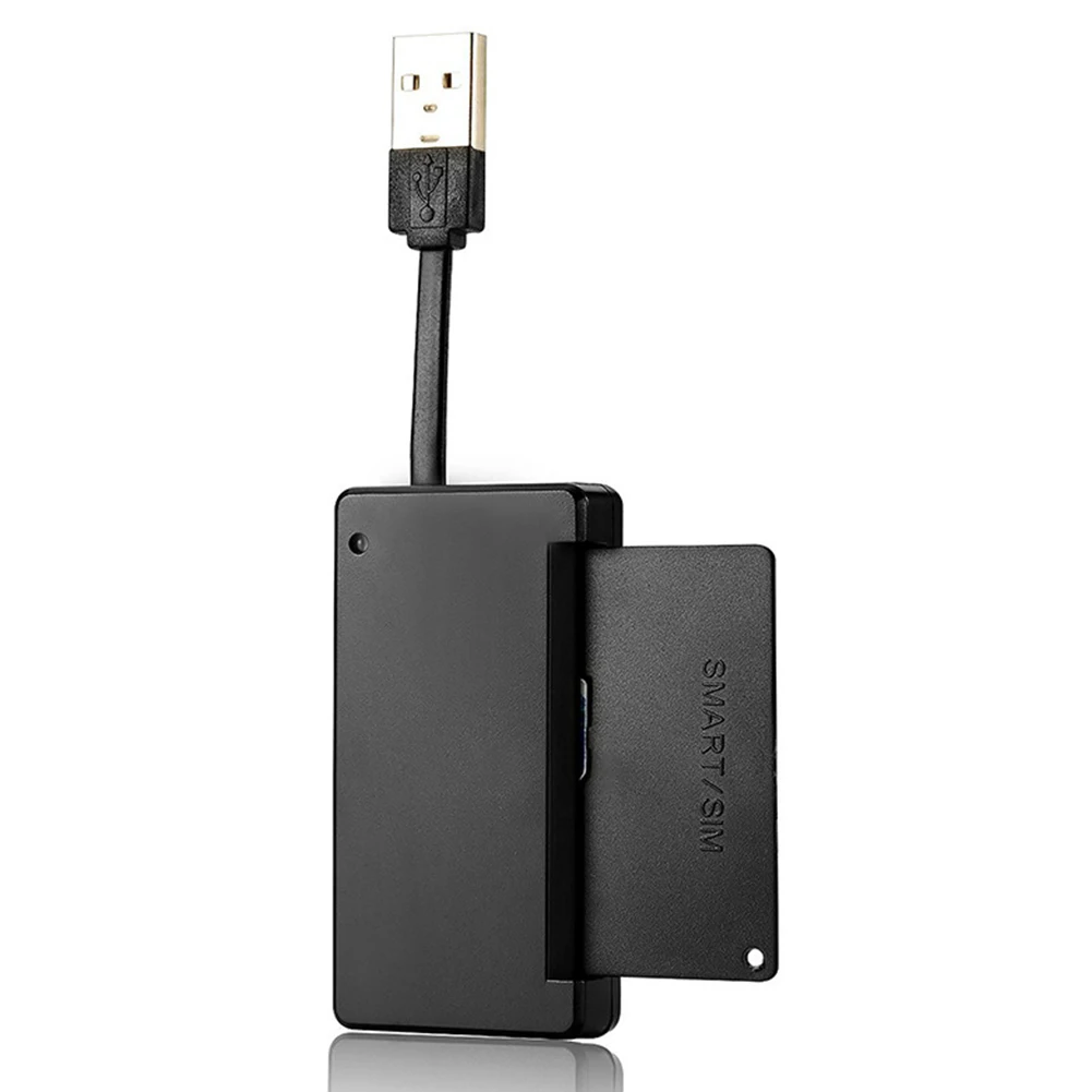 USB 2,0 одиночный Cloner разъем компактный компьютерный банк ID аксессуары карта для ноутбука ридер стабильный адаптер умный Многофункциональный