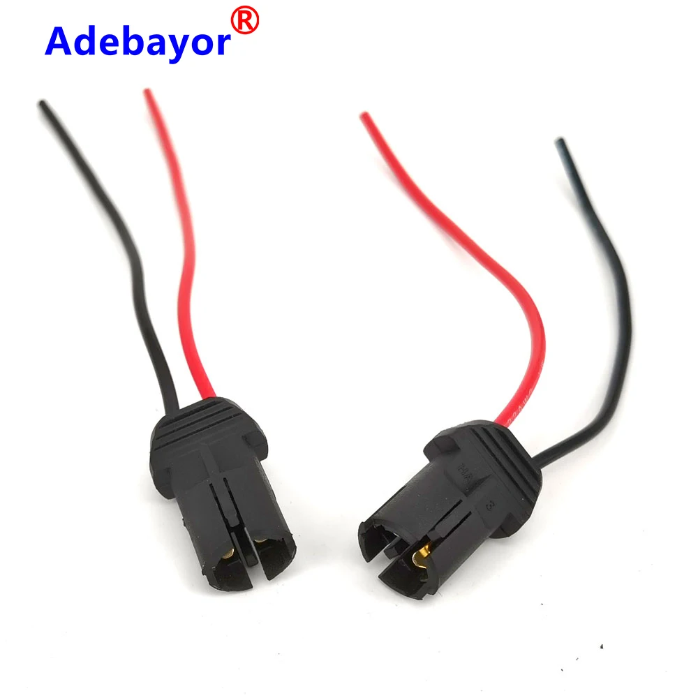 100X Car 12CM T10 led bulb Connector W5W 168 194 Car Lamp Cable Auto Bulb Wire Light T15 LED Bulbs Socket adapter Ador