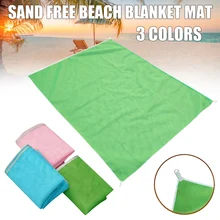 Пляжное одеяло без песка коврик открытый пикник ковер без песка водонепроницаемый Быстросохнущий машинная стирка DC112