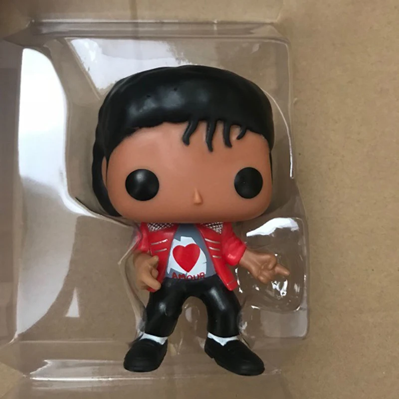 FUNKO POP MICHAEL JACKSON Vinyl Figure Dolls#23 BEAT IT Collection Action Toys Gifts for Children Kids Super Star