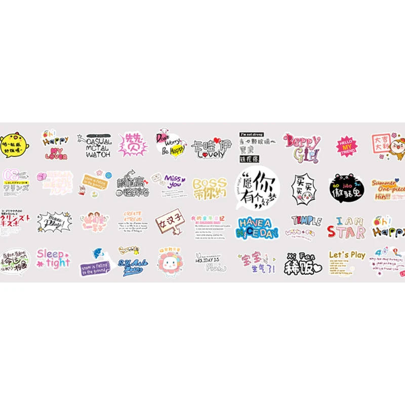 40 шт. Kawaii Маленькая девочка стикер сладкий personage Бумага васи дневник декоративные этикетки для скраббукинга маскировки хлопья канцелярские принадлежности