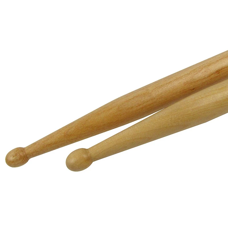ELOS-1 Pair Soft Felt Head and 5B Head for Ride Cymbal Duplex Gong Mallet Drum Sticks Double End Perfect Weight and Balance
