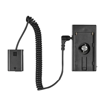 

Adapter Flexible Cable Camera Kit Mount Plate Dummy Battery Universal Coupler Portable Parts Connector NP-F970 To NP-FW50