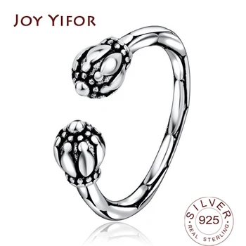 

Vintage Irregular Smooth Lock Chain Thai Silver Ring 925 Sterling Silver Adjustable Size Ring Jewelry Wholesale