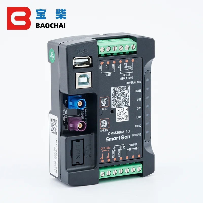 Smartgen CMM366A-4G CMM366 ET CAN CNM376 365Cloud 모니터링 통신 모듈, 발전기(SCI 포함)를 인터넷에 연결하는 데 성공 (인터넷 연결)