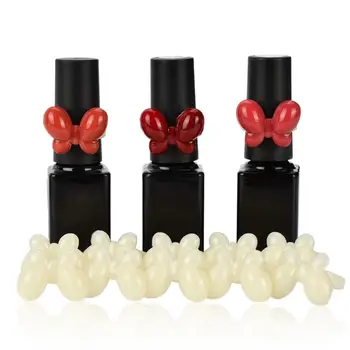 

50pcs Nail Art Butterfly Shape Display Natural Chart Gel Polish Coloring Sample Practice Training Nails With Removable Ring