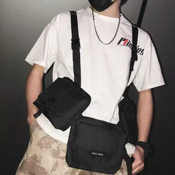 

Tactical Chest Rig Bags Adjustable Multi-Pocket Functional Tactical Men Shoulder Bag Waist Pack