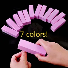 Profissional Prego Buffers Prego Bloco de Lixamento da Esponja Forma Lixa de Unhas Para Gel UV Prego Buffer Lixar Bloco Pedicure Nail Art ferramenta