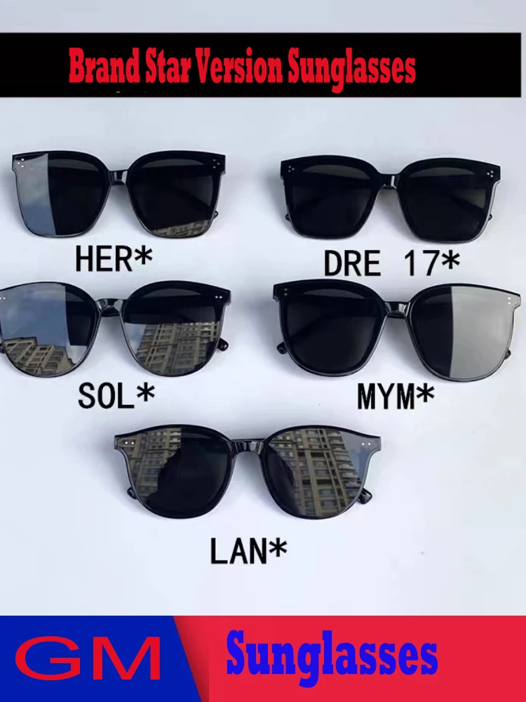 sunglasses for women Gentle Monster Sunglasses Women Square Frame Sun glasses Solo Korea Brand Design GENTLE Sunglasses Women Men With Oringnal Case ladies sunglasses