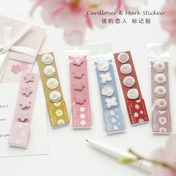 

6pcs/LOT pink cherry stationery sticker Creative decoration DIY seal sticker pvc sticker