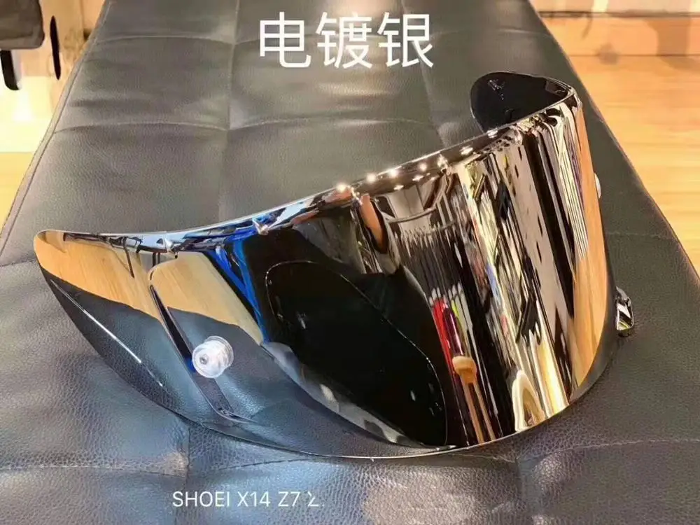 Распродажа для sho ei X12 X14 93 money motegui cat X четырнадцать moto rcycle шлем козырек объектив полное лицо мото гоночный шлем - Цвет: silver visor