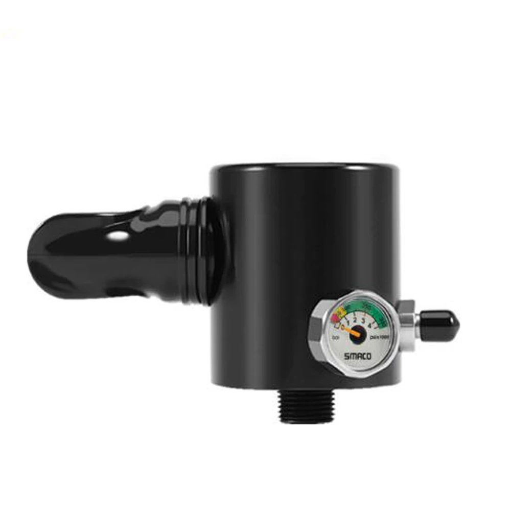 Respirator head Новое оборудование для дайвинга SMACO 0.5L мини дайвинг баллон для дайвинга Воздушный бак клапан для подводного плавания подводный дыхательный аксессуар - Цвет: Respirator head