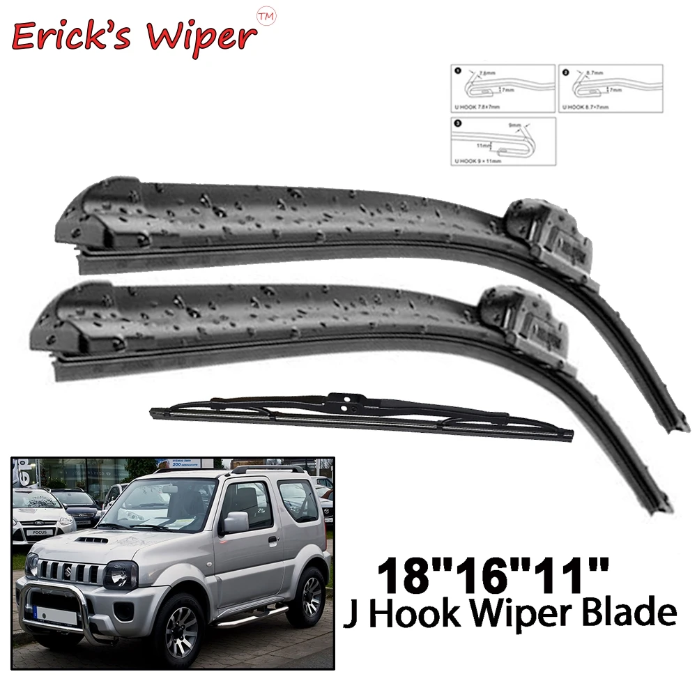 Erick-s-Wiper-Front-Rear-Wiper-Blades-Set-Kit-For-Suzuki-Jimny-MK3-1998