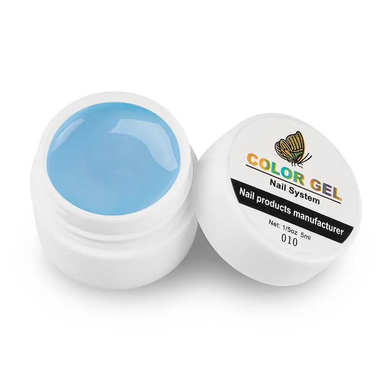 blue Lghzlink Цветной Гель-лак для ногтей, советы для дизайна ногтей DIY, маникюрный дизайн, 12 цветов, УФ-светодиодный, впитывающий УФ-гель, лак, гелевые чернила - Цвет: blue