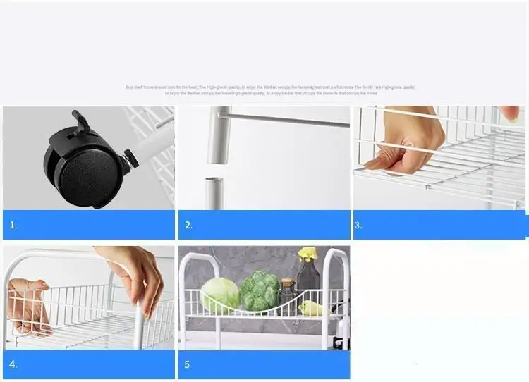 Etagere дальность кухни леса Cosas De Cocina Органайзер полки тележки с колесами кухонные полки для хранения