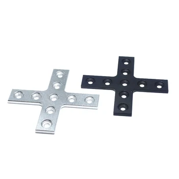 

1pcs Silver / Black X shape 9 hole joining plate for 2020 aluminum profile