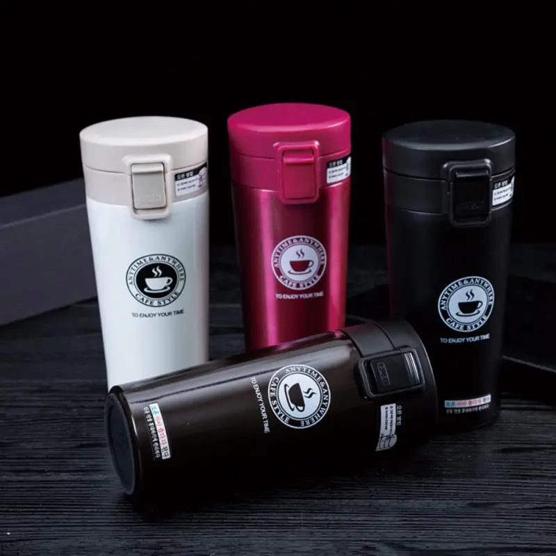 Creative Premium Travel Coffee Cup Stainless Steel Thermos Tumbler Glasses Flask Vacuum Thermo Water Bottle Tea Cup Thermocup