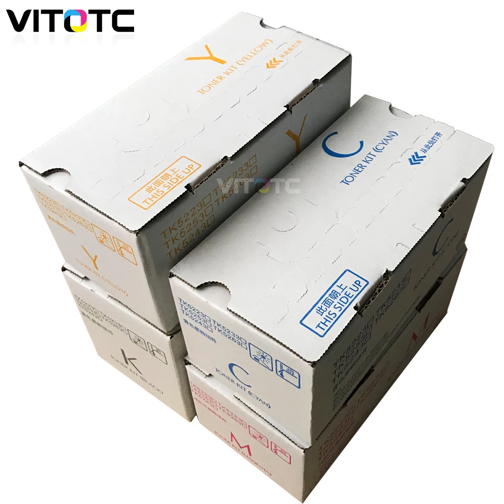 4 Colored TK-5230 TK5230 Refillable Toner Cartridge For KYOCERA Ecosys M5521cdw M5521cdn P5021cdw P5021cdn M5521 P5021 printer