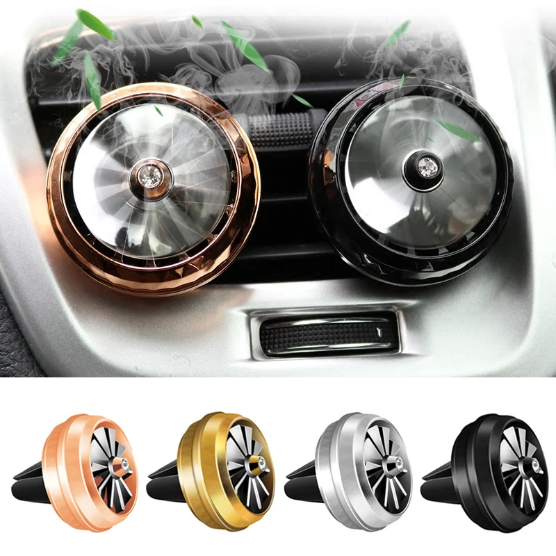 

Car Air Freshener 1Pc Mini Fan Cute Auto Air Vent Clip Outlet Aromatherapy Car-styling Interior Accessories 2019 Hot New Perfume