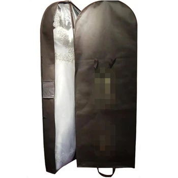 

New Portable FOR Wedding Dress Protector Cover Foldable Handbag Clothing Covers Bridal Gown Plus Garment Dust Cover Printed LOGO