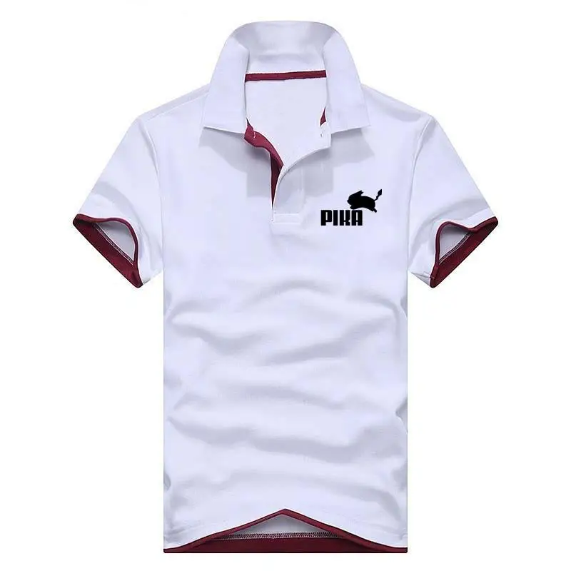 Рубашка Mnner Hohe Qualitt Baumwolle Kurzarm Sommer рубашка Marke Trikots Polo Homme Lncrease бесплатная