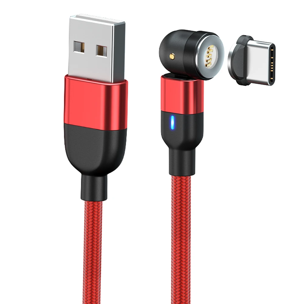 AUFU 2m 3m Magnetic Cable USB Type C For Huawei P20 P30 pro Usb C Cable Micro 3A Fast Charging Magnet Charger Data Transfer 1m