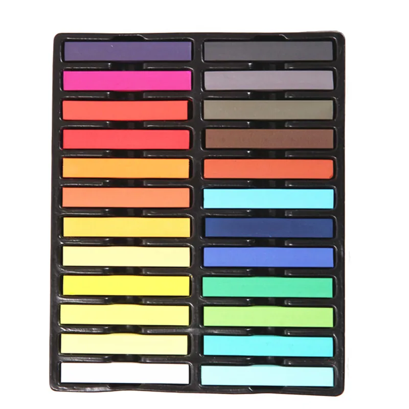 12 Colors Hair Chalk Powder Temporary Non-toxic Dye Pastel Multicolor Paint Party Beauty Soft Salon Pastels Crayons | Красота и