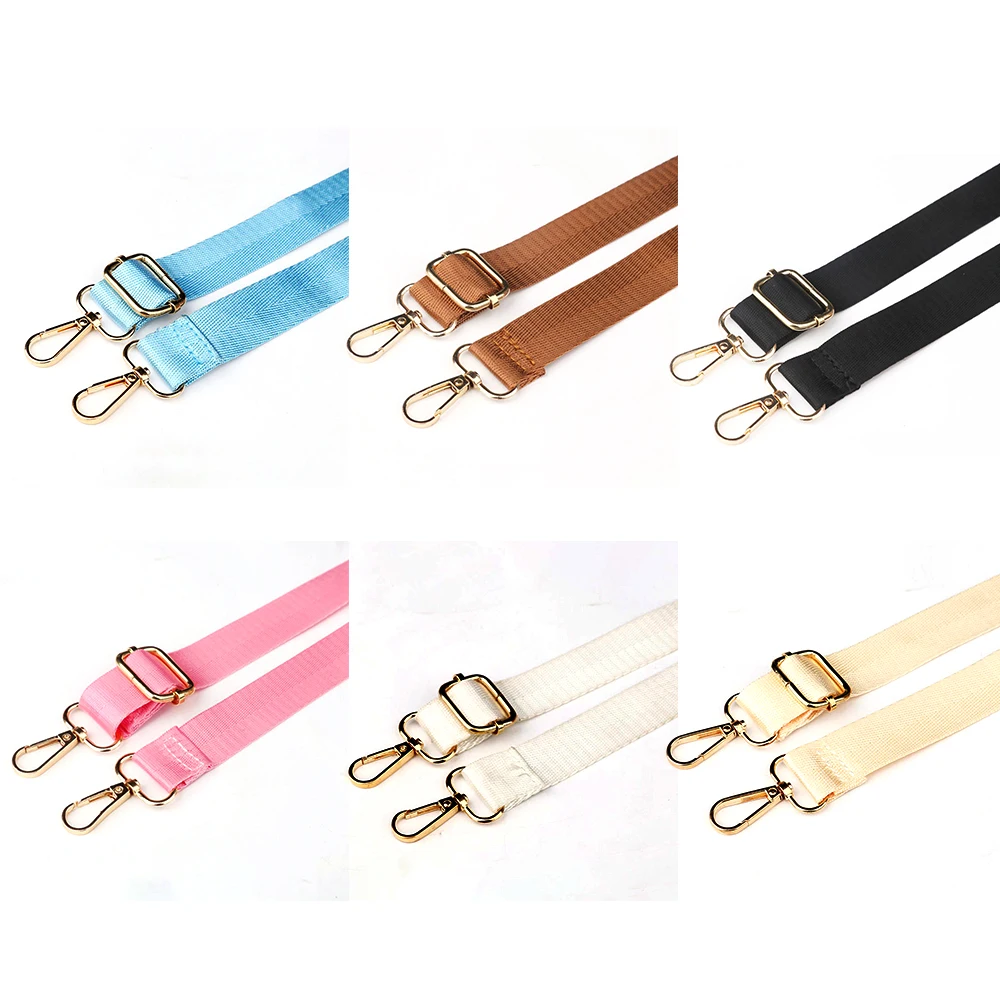 1.3M Long Shoulder Bag Strap Fashion Wide Replacement Strap For Bags Nylon Woman Messenger Accessories Bag Correa De Repuesto
