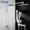 Frap 1 Set Bathroom Rainfall Shower Faucet Set  Single Handle Mixer Tap With Hand Sprayer Wall Mounted Bath Shower Sets F2420 ► Photo 3/6