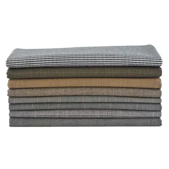 

50cm/Pcs British Style Casual Plaid Suit Fabric 2020NEW Hot Multi-Function Utensils Fashion Thicken DIY Handmad Quilting Sewing