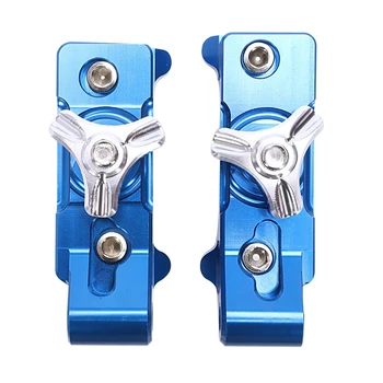 

Motorcycle CNC Aluminum Rear Axle Spindle Chain Adjuster Blocks for Yamaha MT 07 FZ 07 2013-2017(Blue)