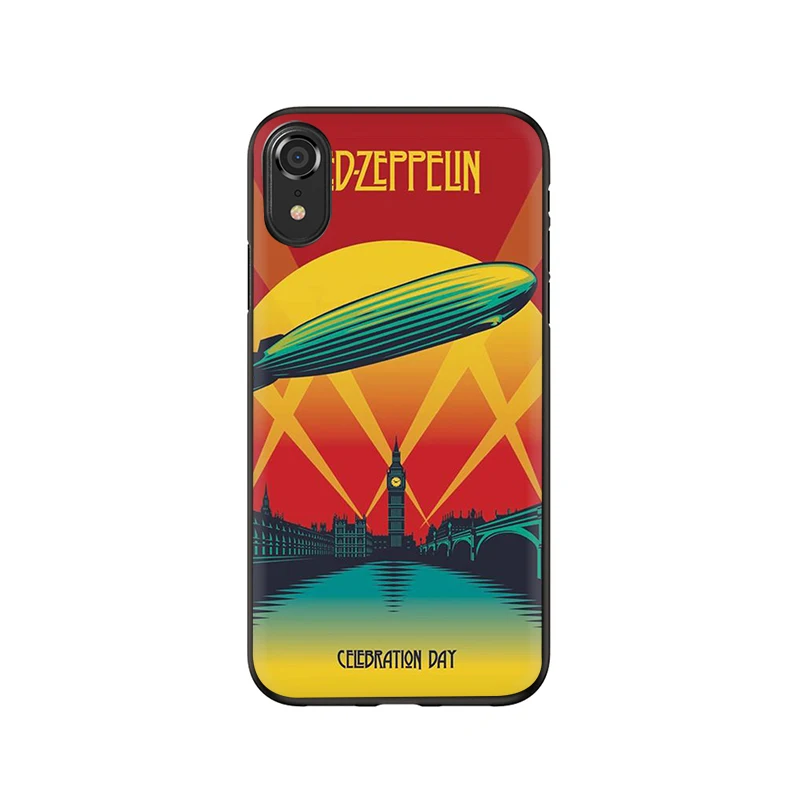 B6 Rock Band Led Zeppelin Мягкий ТПУ силиконовый чехол для телефона iPhone 5 5S 6 6s 7 8 plus X XR XS 11 Pro Max - Цвет: B6