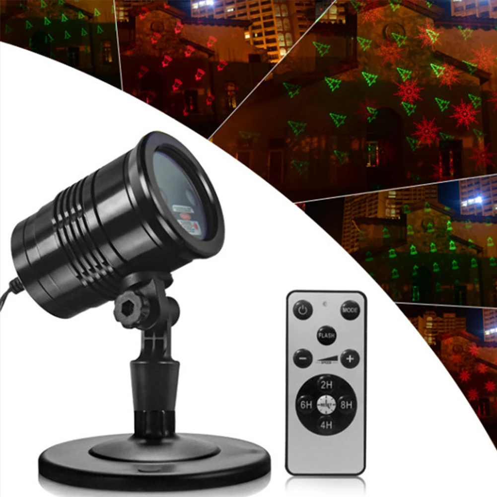

Home Led Adjustable Angle Garden Projector Lamp Remote Control Lawn Outdoor Waterproof Decorative Christmas Stage Light