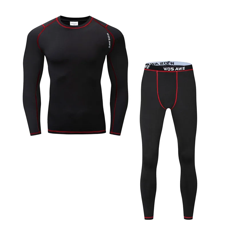Комплекты зимнего спортивного термобелья из флиса эластичная быстросохнущая