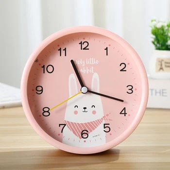 

Student Cartoon Silent Night Light Alarm Clock Mechanical Bedroom Bedside Simple Modern Alarm Clock Living Room Homedecor II50NZ