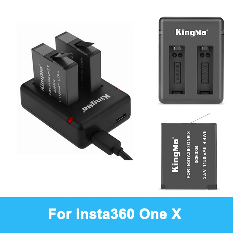 1150 мАч Зарядка для Insta360 onex зарядное устройство Один X заряжаемый аккумулятор+ Micro/type-C порт двойное зарядное устройство для Insta360 One X