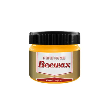 

Natural Pure Wax Wood Seasoning Beewax Complete Solution Furniture Care Beeswax Home Cleaning Protective Used for Art,Furniture