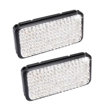 

2PCS Rhinestone Style Auto Car Safety Seat Belt Clip for Elastic Adjustment