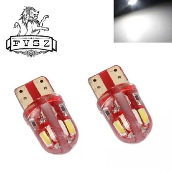 

2Pcs T10 LED W5W 3W 6000K Cars From Canbus Light-Emitting Diodes 3030 Independent 8 Led Bulb No Errors Univ era Auto Lamp