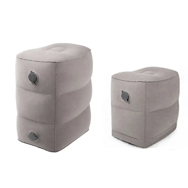 

Inflatable Travel Footrest Pillow Foot Leg Rest Travel Pillow for Airplane Car