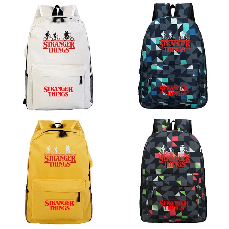 Рюкзак Mochila Stranger Things 5xk Sac A Dos Femme аниме-рюкзак для путешествий назад в школу ноутбук для мужчин унисекс сумка для книг Tassen
