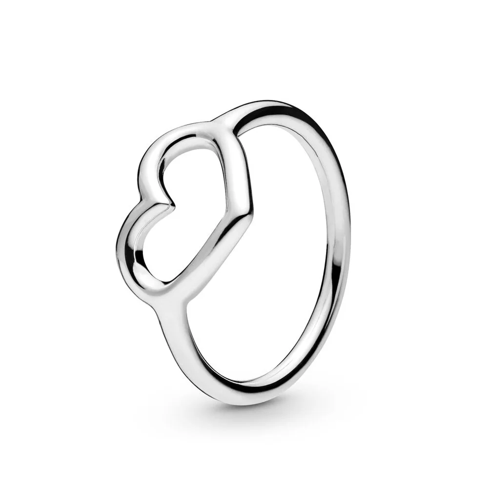 Зимнее 925 пробы Серебряное Оригинальное геометрическое кольцо в форме ...
