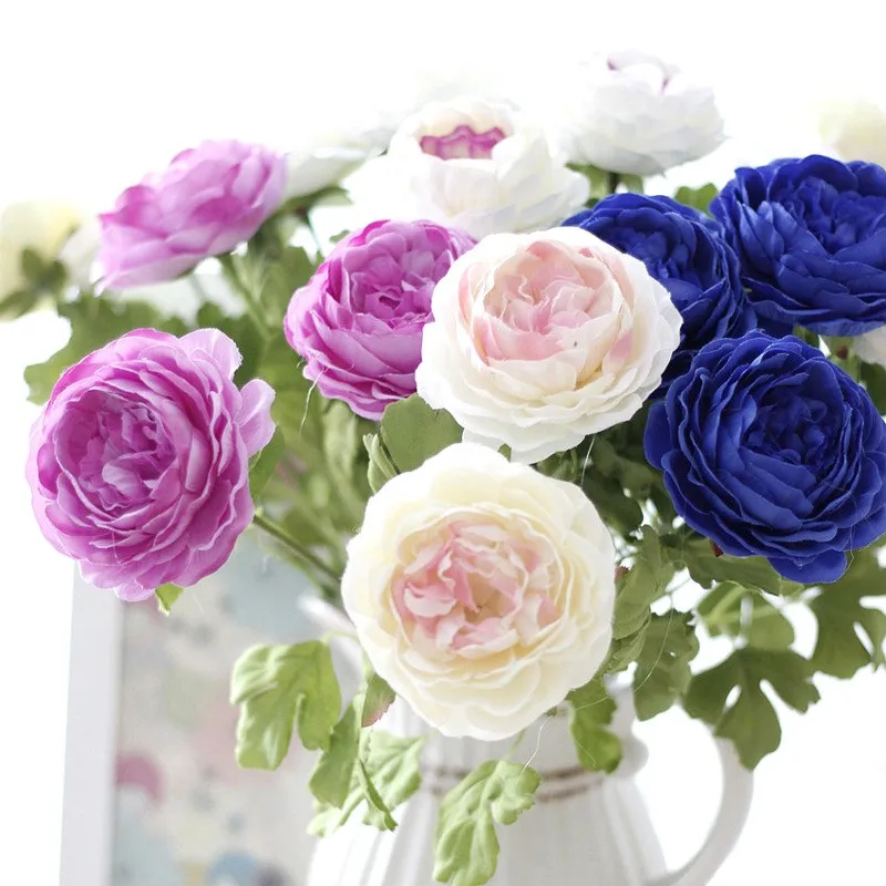 

Home Decor Artificial Flowers Wedding Home Decoration Silk Flower Western Flower Lotus Fall Decor Flower Dried Flowers