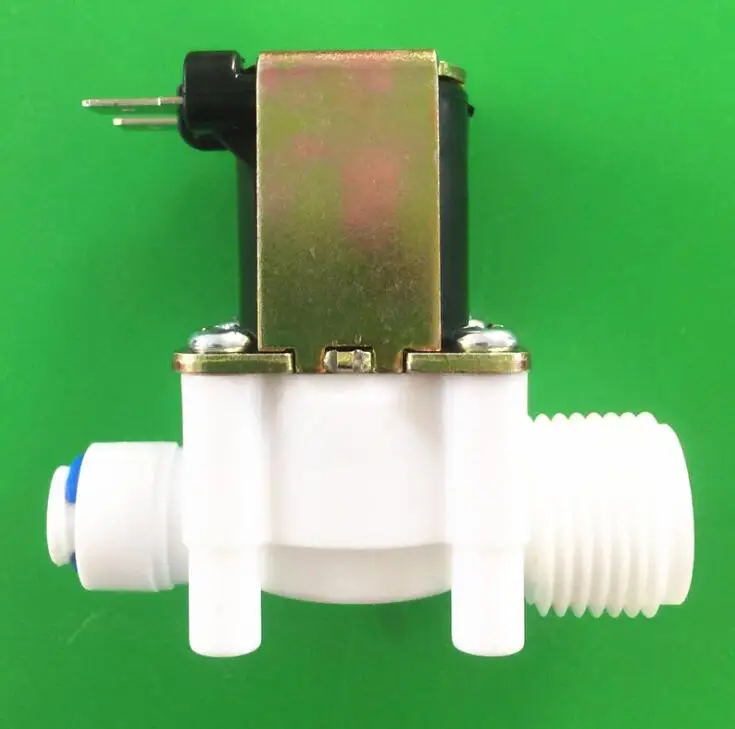DC24V/DC36V/DC12V/AC220V оросительный клапан для сельскохозяйственной посадки воды на входе G1/" Дополнительная резьба, вода 1/4 быстроразъемный нормально закрытый Соленоидный клапан