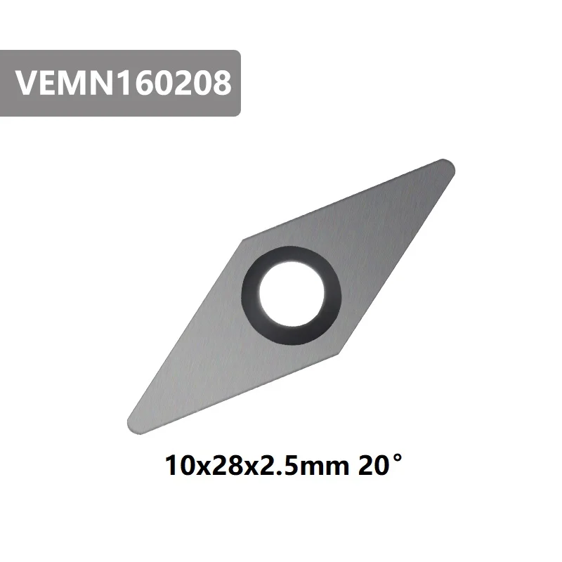 XCAN Holz Drehen Werkzeuge Hartmetall Einfügen 10x2 8x 2,5mm 20 ° Drehmaschine Cutter Holz Drehmaschine Werkzeuge – Detail 4